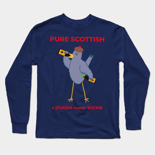 A Stuckie Tannin' Buckie Long Sleeve T-Shirt by TimeTravellers